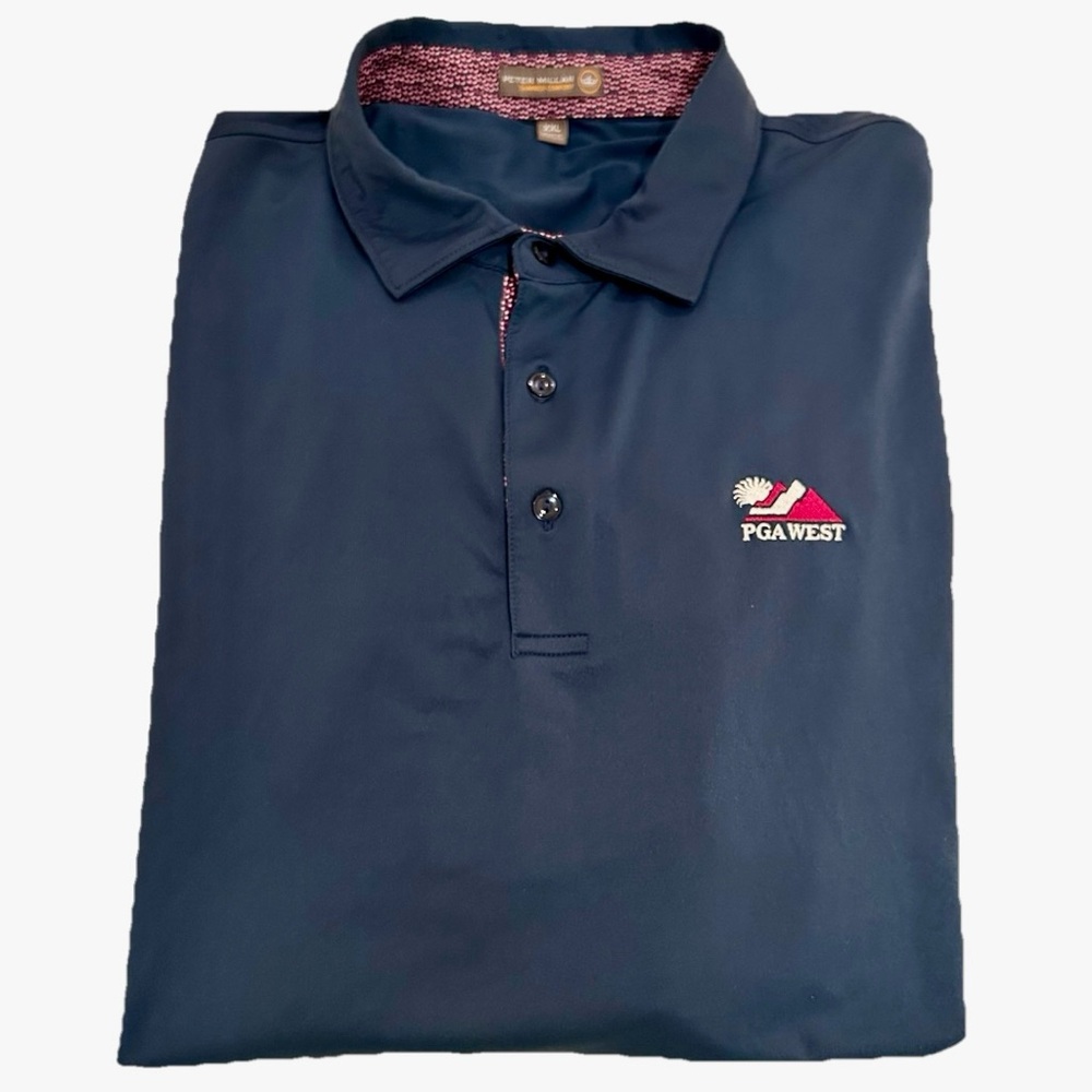 Peter Millar Summer Comfort Polo Shirt Men XXL PGA West Golf Preppy Country Club